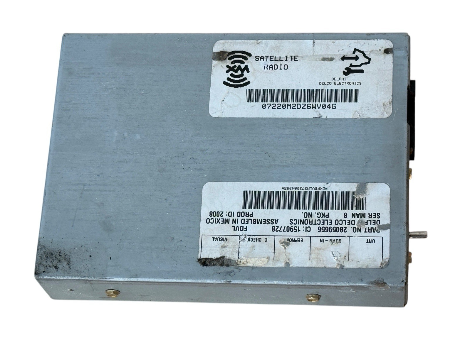 07–17 Chevy GMC Cadillac Buick OEM 28059656 XM Satellite Radio Receiver Module