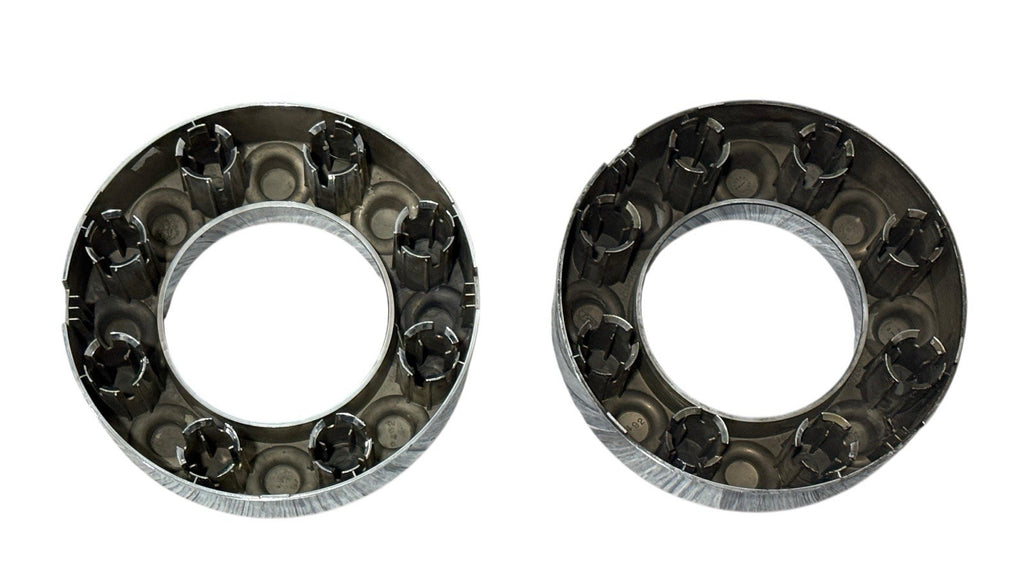 (2) 2005-2018 Ford F-250 F-350 open center wheel hub cap (CHROME) 5C34-1A096-LE
