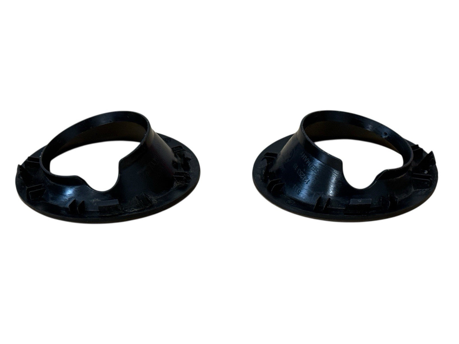2004-2006 BMW X3 E83 Front Bumper Fog Light Ring Cover Set OEM Black