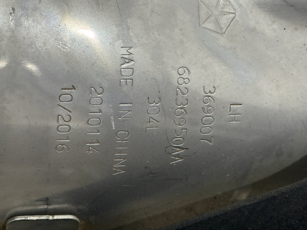 2014-2020 Jeep Cherokee Left Right Chrome Exhaust Tail Pipe Tip - OEM 68236949aa