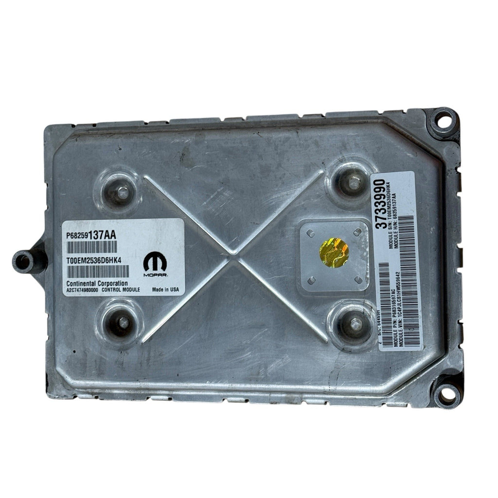 2016-2018 Jeep Cherokee 3.2l Engine Control Module ECM P68316597ac OEM