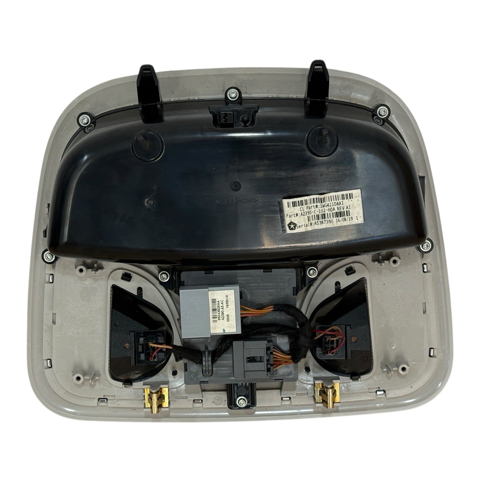 2014-2018 Jeep Cherokee Overhead Roof Console Dome Light Lamp Switch OEM