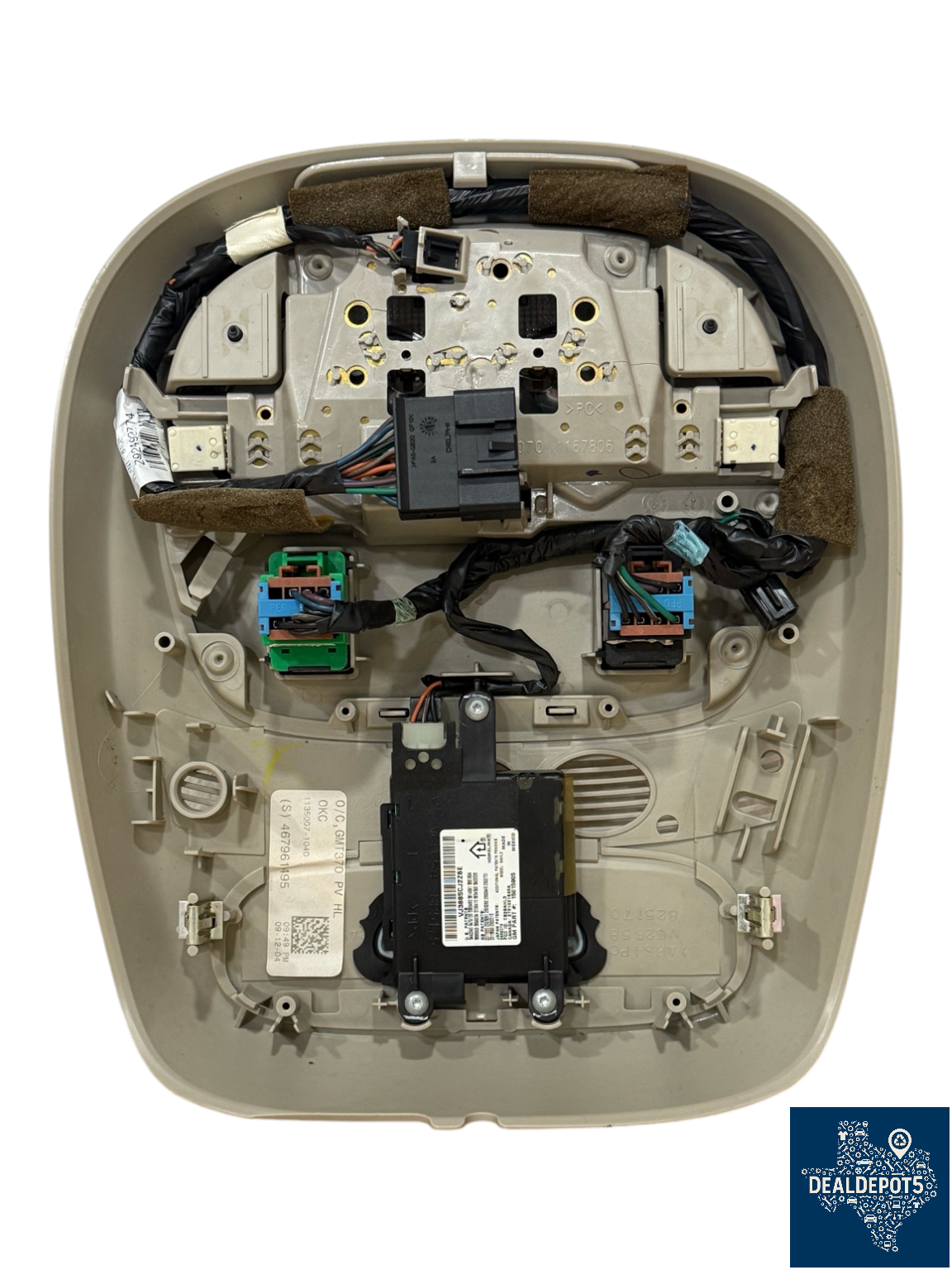 2002-2009 Chevy TrailBlazer Envoy Overhead Console Homelink Sunroof Shale OEM GM
