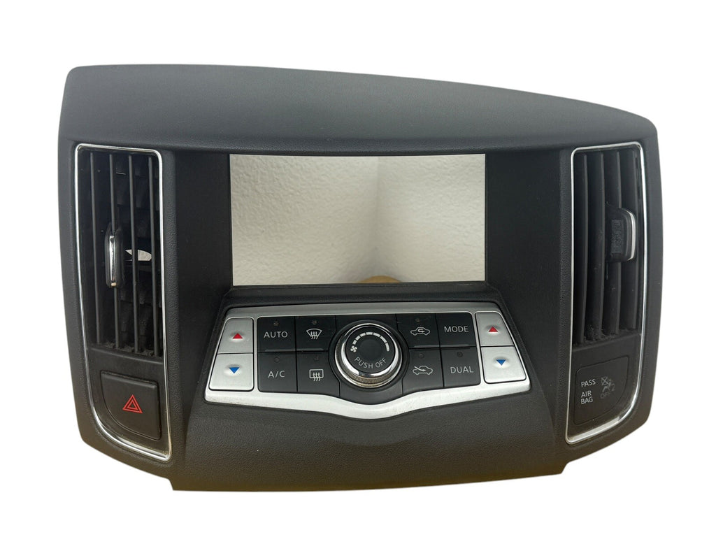 OEM 09-14 Nissan Maxima Navigation Radio Voice Control Panel Vents Hazard Button