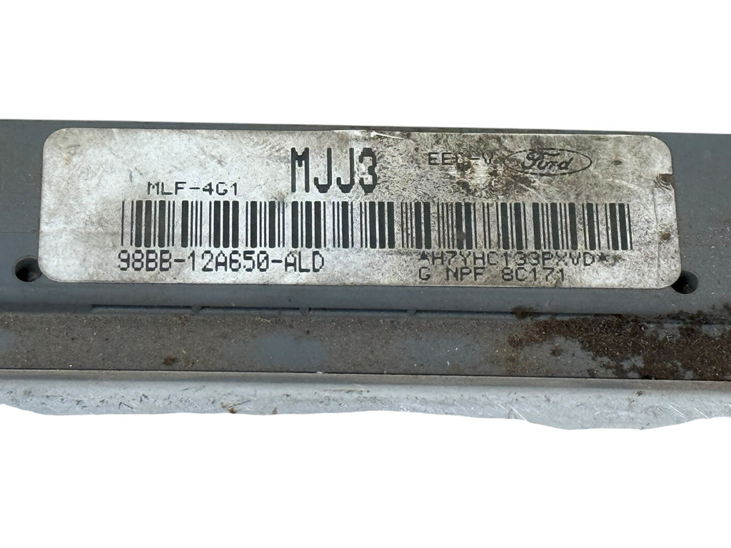 1999 Ford Contour ECU ECM PCM 98bb-12a650-ald Engine Control Module OEM