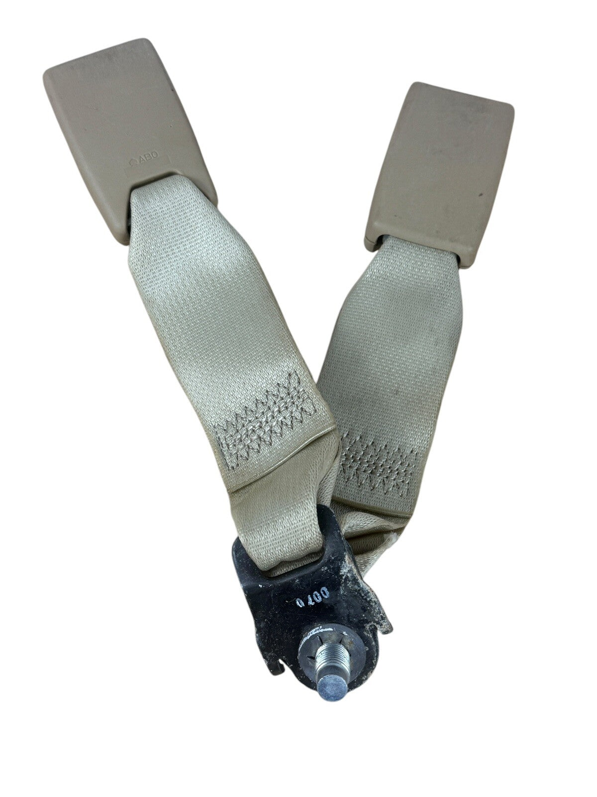 2009 - 2014 Nissan Maxima Rear Right & Center Seat Belt Buckle Tan OEM 231984