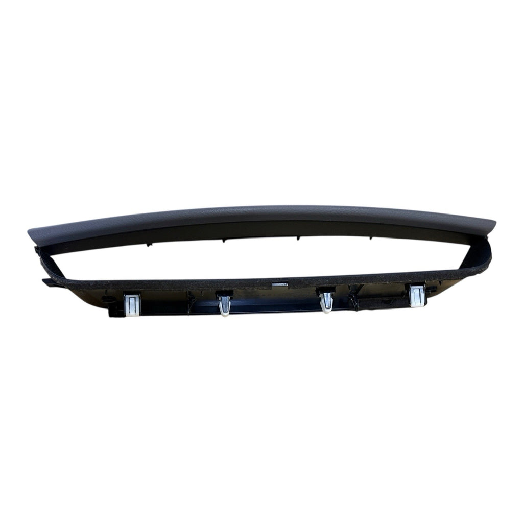 2005-2007 Infiniti G35 Center Dash Clock Upper Lower Bezel Panel Trim Wheat OEM
