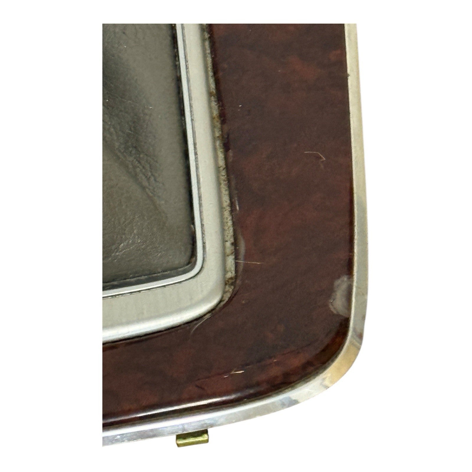 2005–2007 Infiniti G35 Coupe Automatic Shifter Bezel Trim Faux Wood Grain OEM