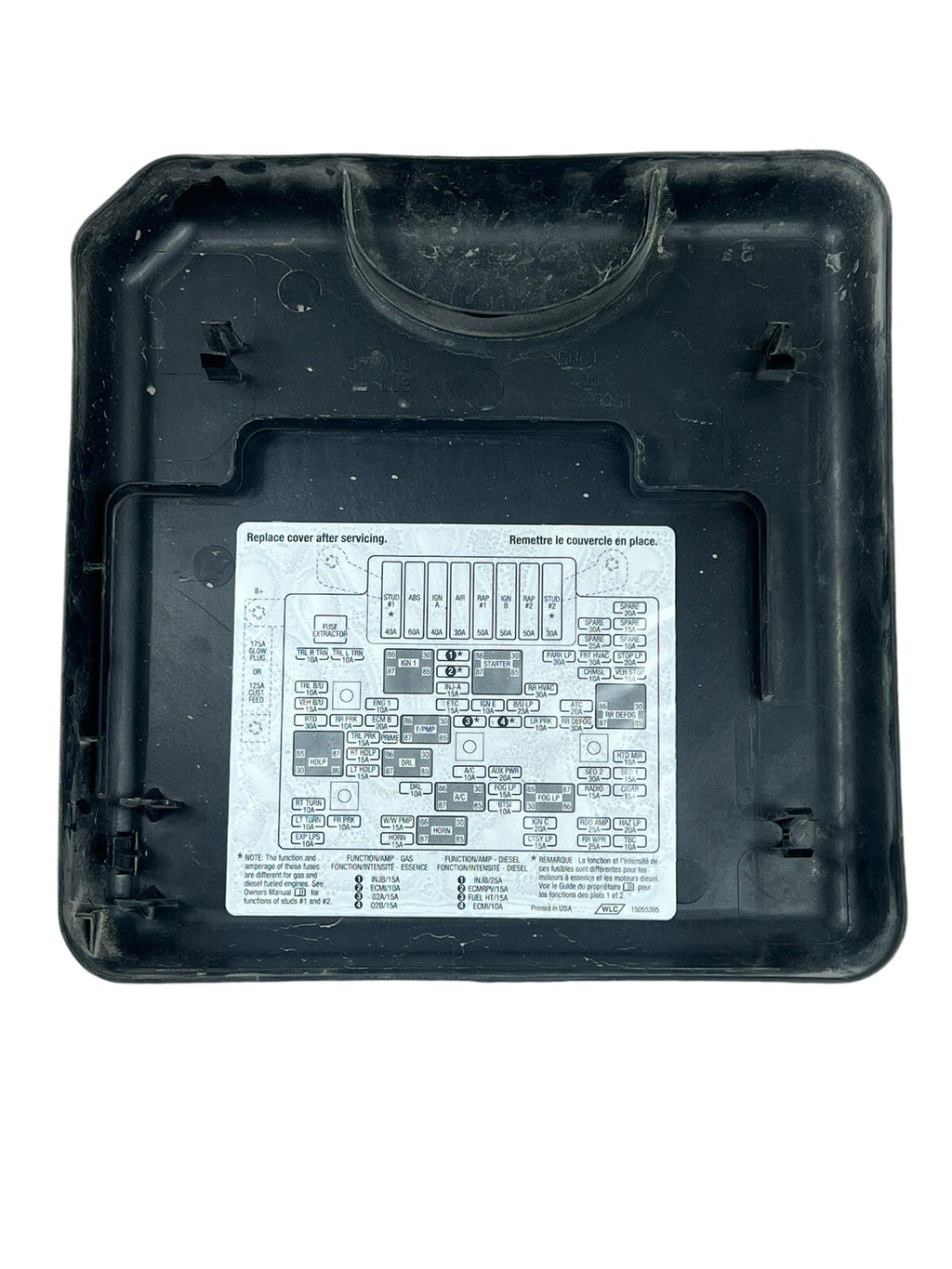 99-02 GMC Chevy Silverado Truck Electrical Center Fuse box cover OEM