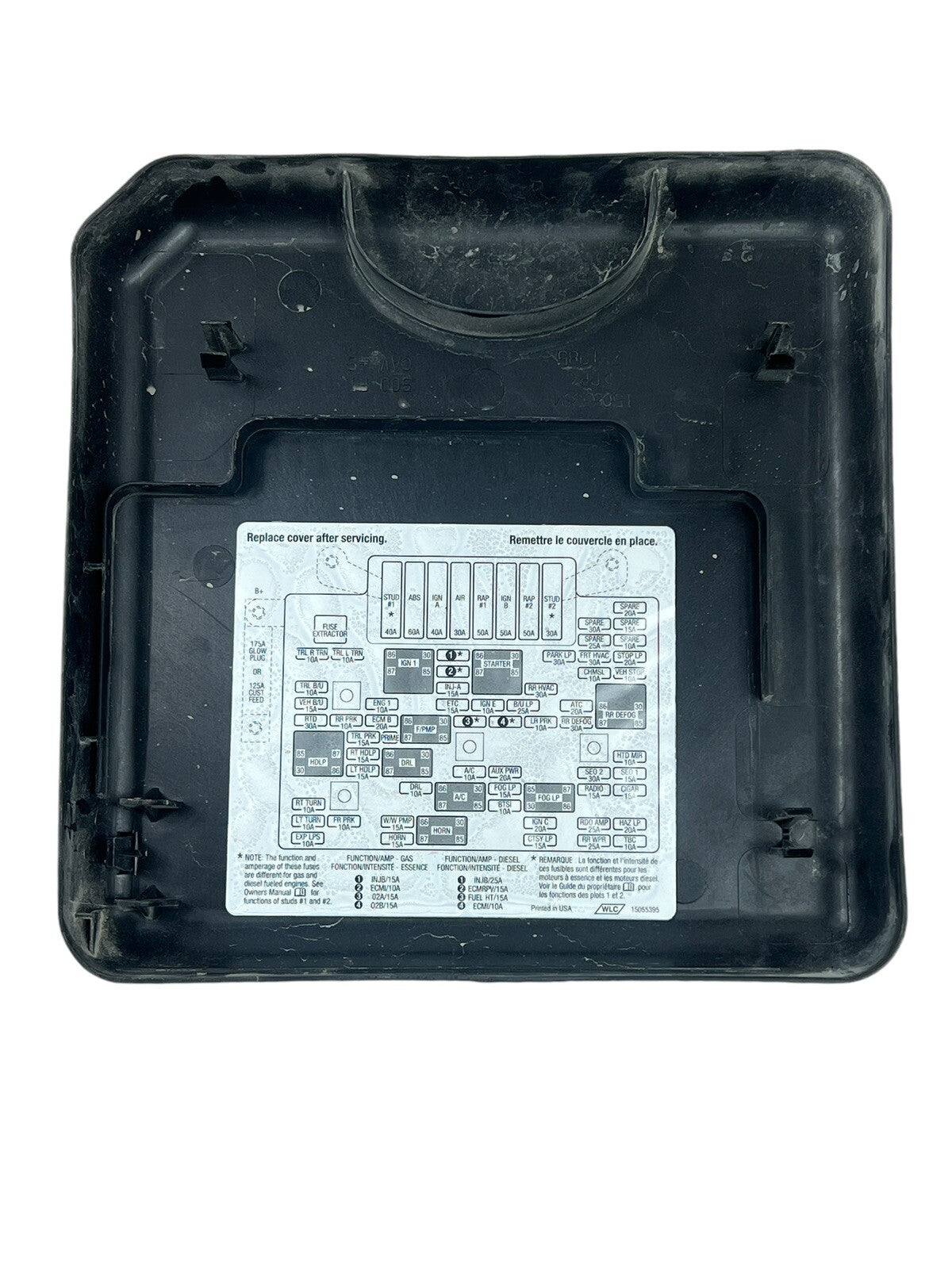 99-02 GMC Chevy Silverado Truck Electrical Center Fuse box cover OEM