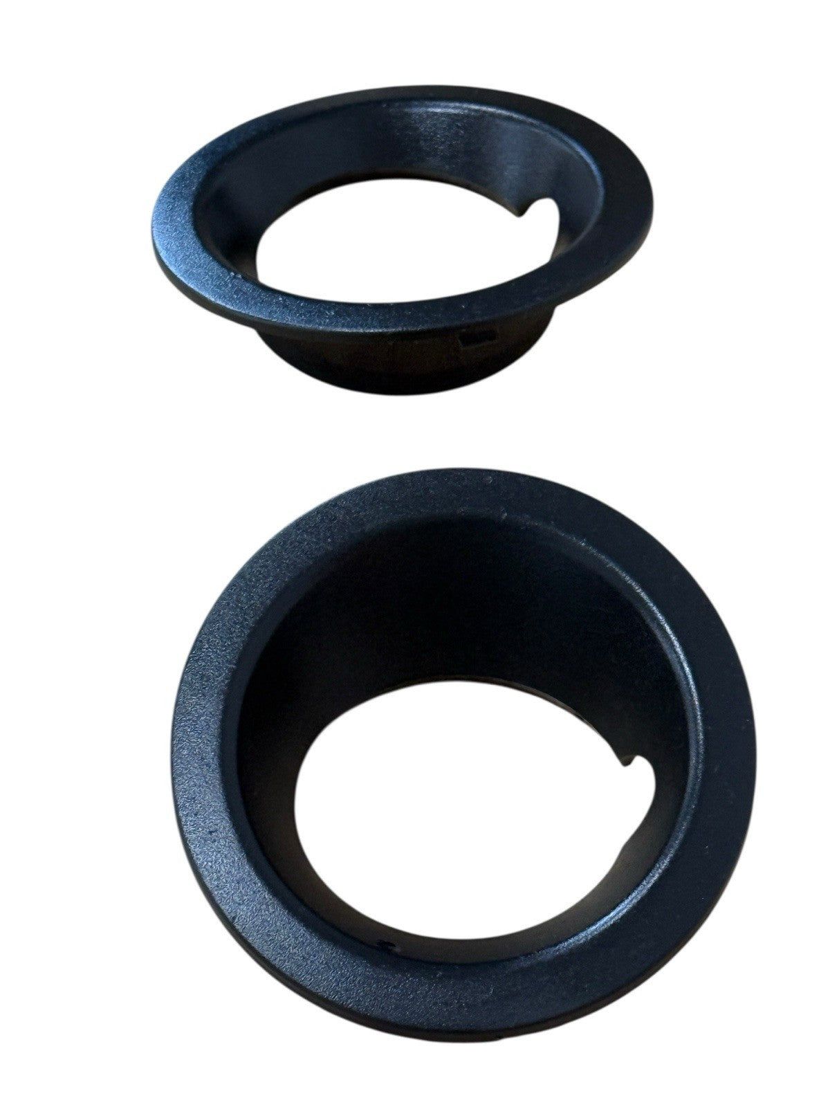 2004-2006 BMW X3 E83 Front Bumper Fog Light Ring Cover Set OEM Black