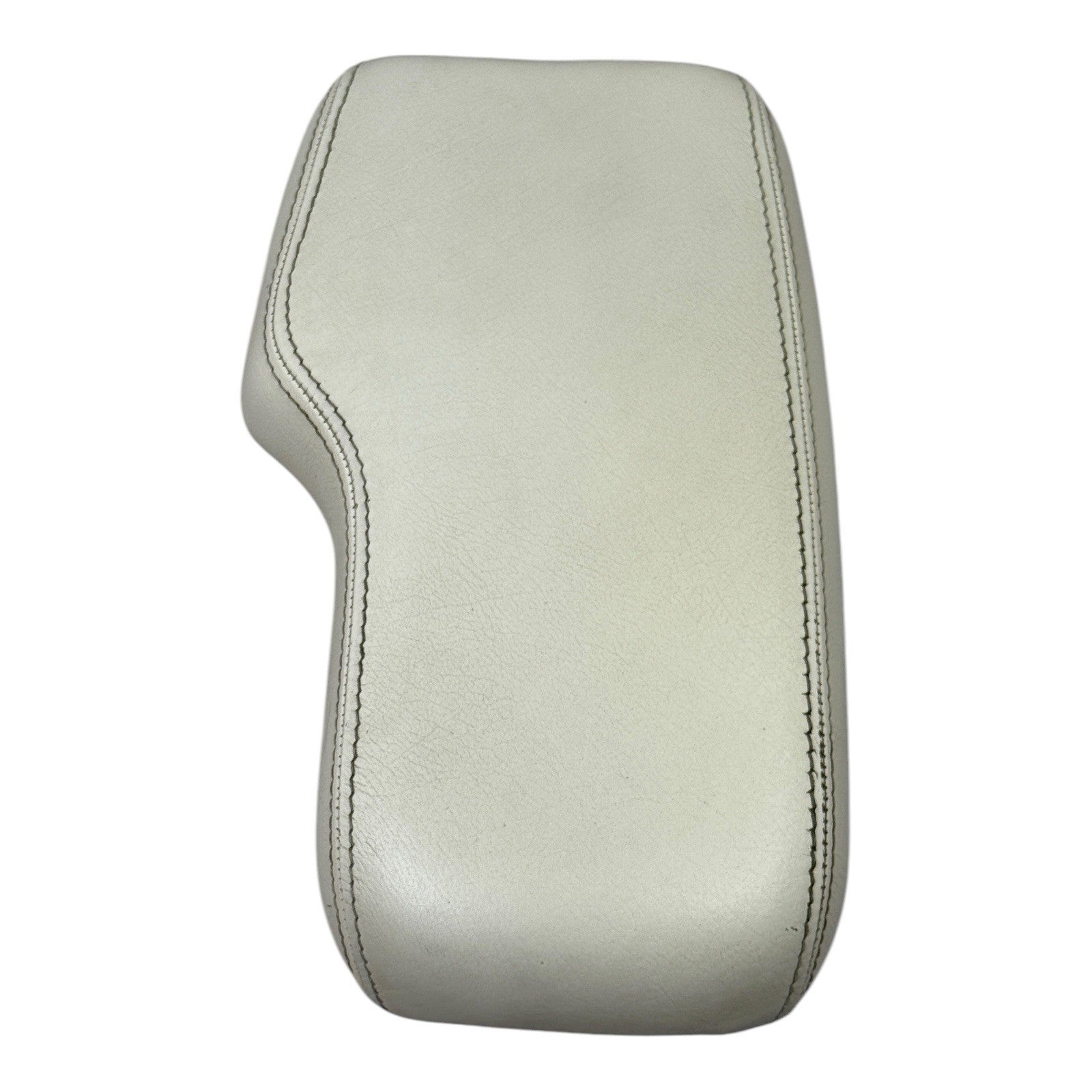 2000-2002 Jaguar S-Type Center Console Light Beige Leather Armrest Lid Cover OEM