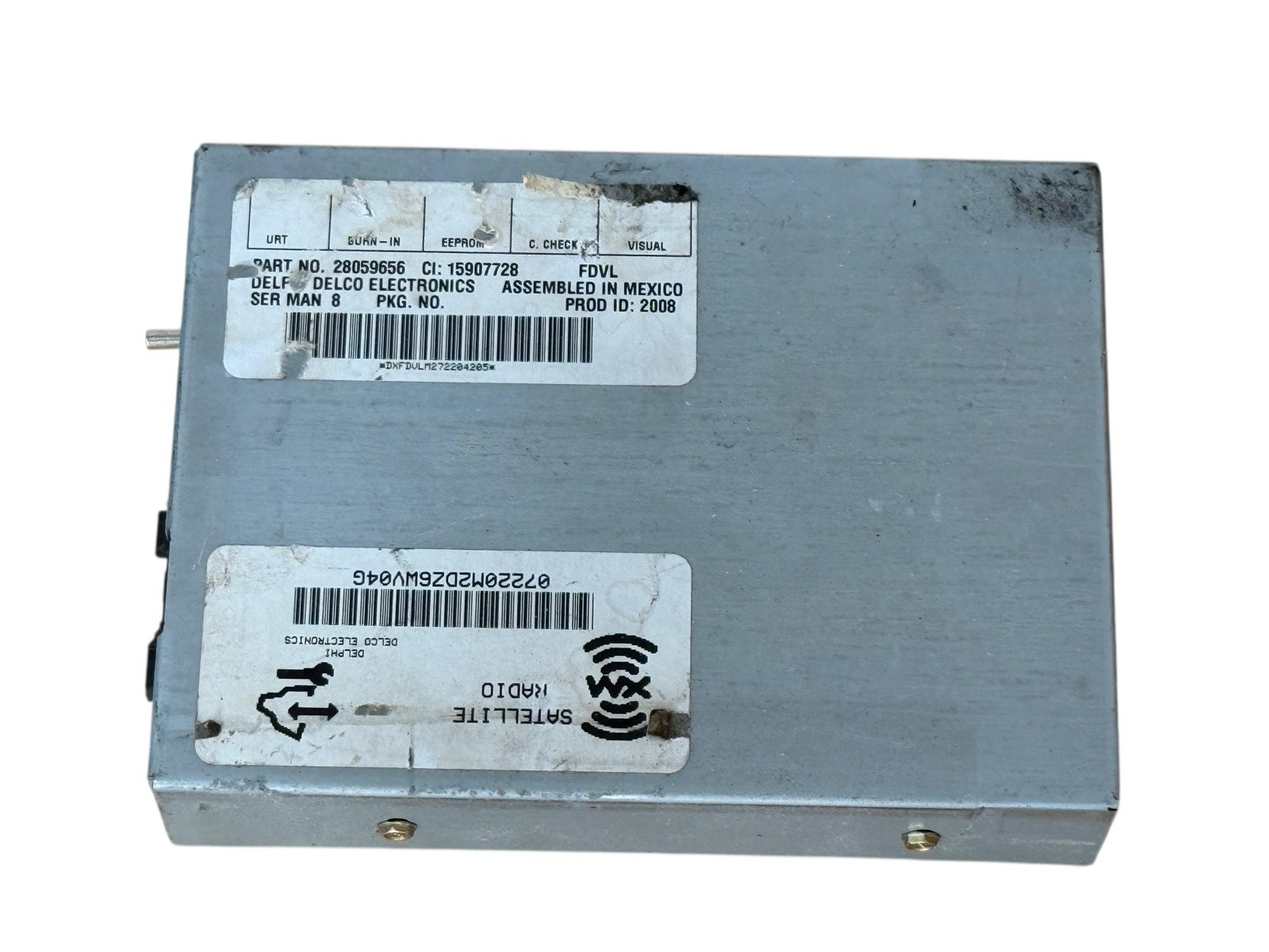 07–17 Chevy GMC Cadillac Buick OEM 28059656 XM Satellite Radio Receiver Module