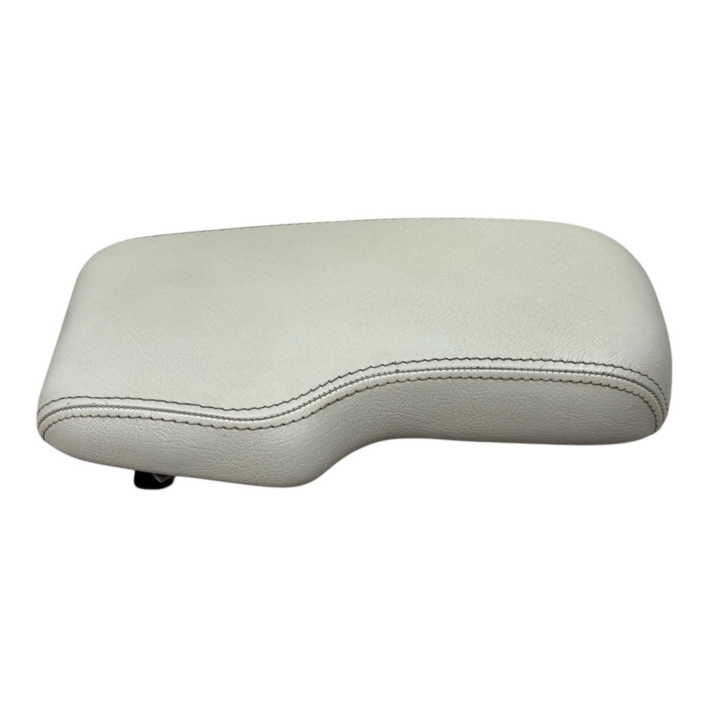 2000-2002 Jaguar S-Type Center Console Light Beige Leather Armrest Lid Cover OEM
