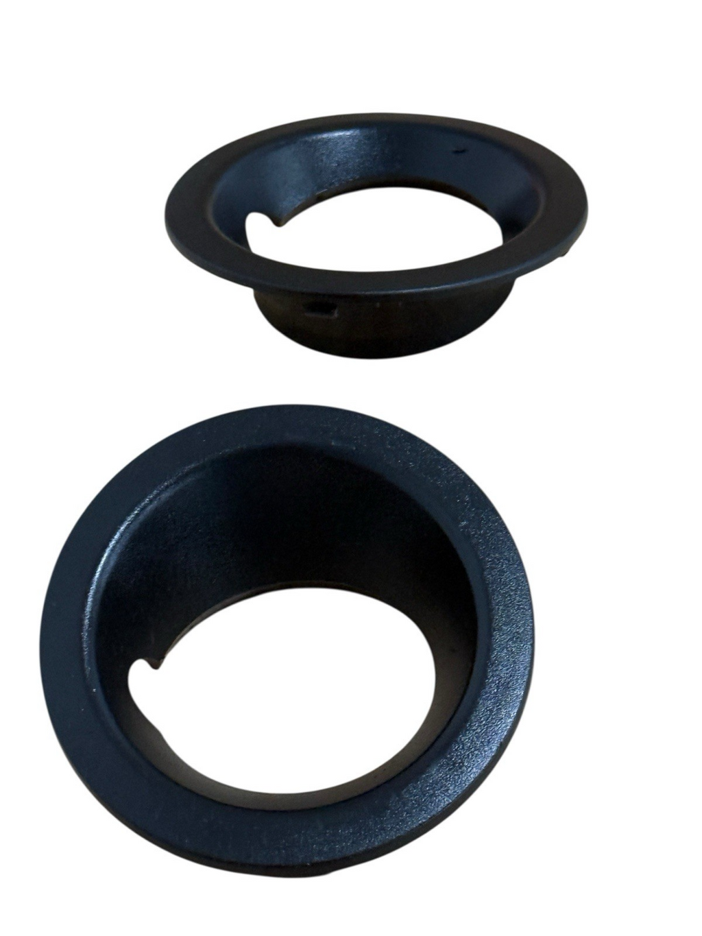 2004-2006 BMW X3 E83 Front Bumper Fog Light Ring Cover Set OEM Black