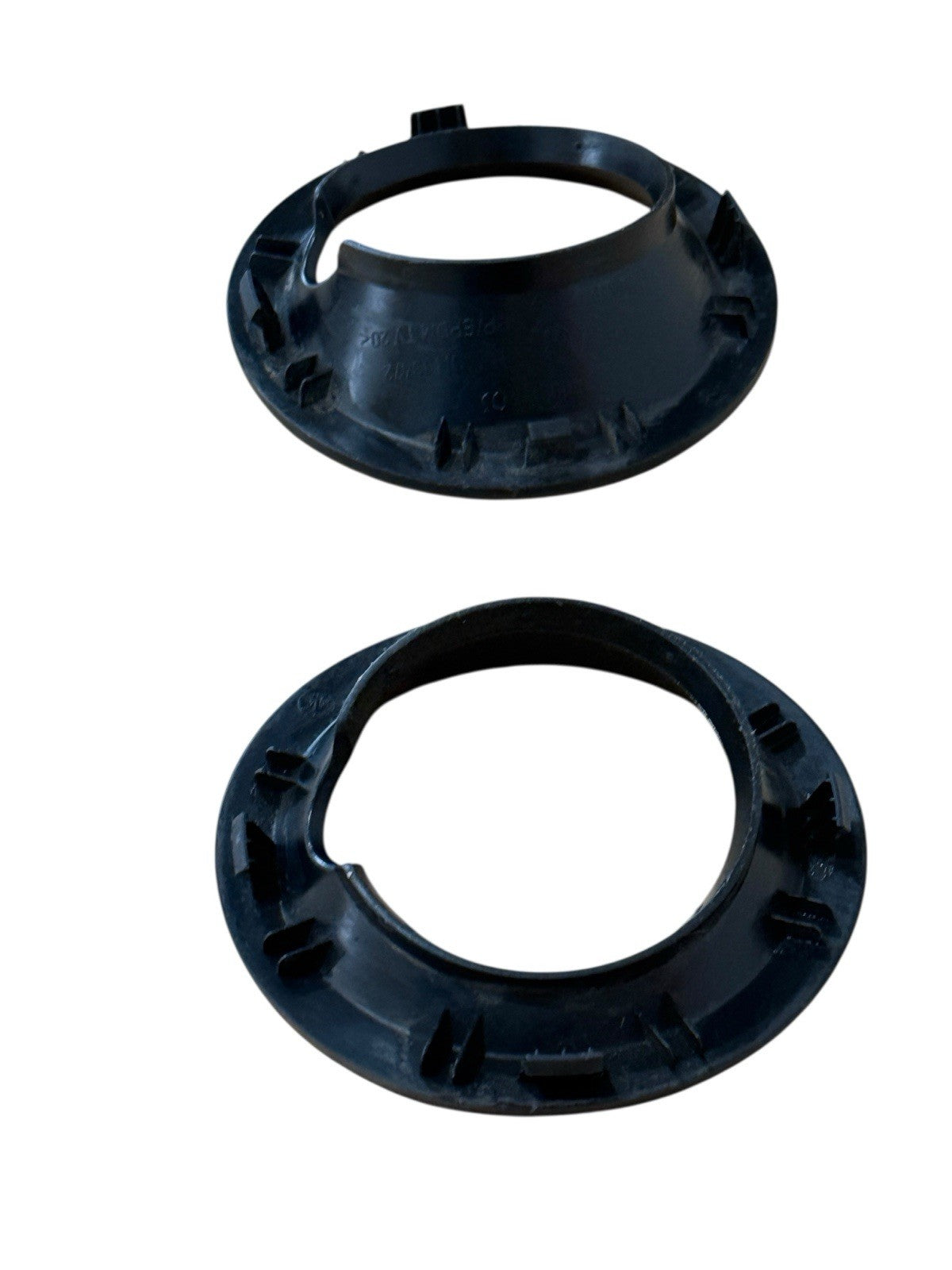 2004-2006 BMW X3 E83 Front Bumper Fog Light Ring Cover Set OEM Black