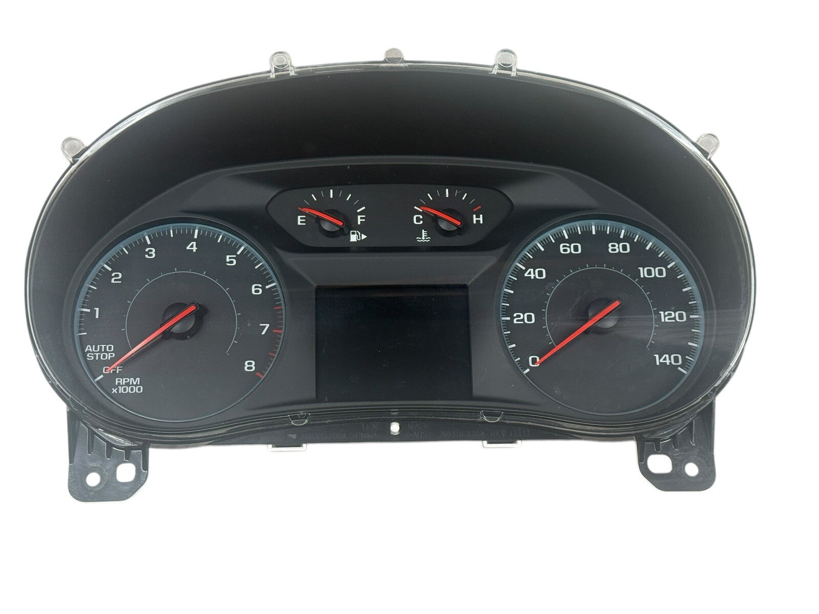 16-18 Chevrolet Malibu Instrument Cluster 1-color Speedometer 1.5l Udc OEM