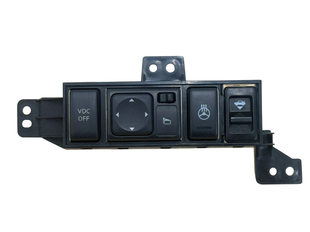 09–14 Nissan Maxima VDC Mirror Trunk Heated Switch Panel OEM