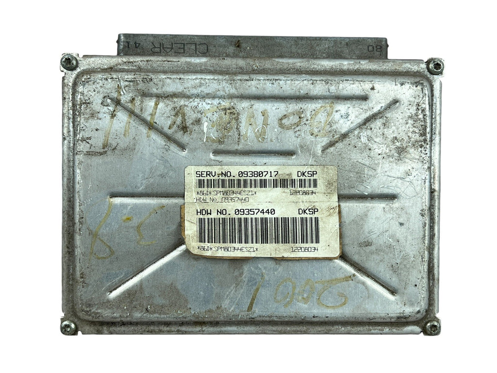 2000–02 Gm Ecm/pcm 09380717 – 3.1l 3.4l 3.8l V6 Untested • 30‑day Returns