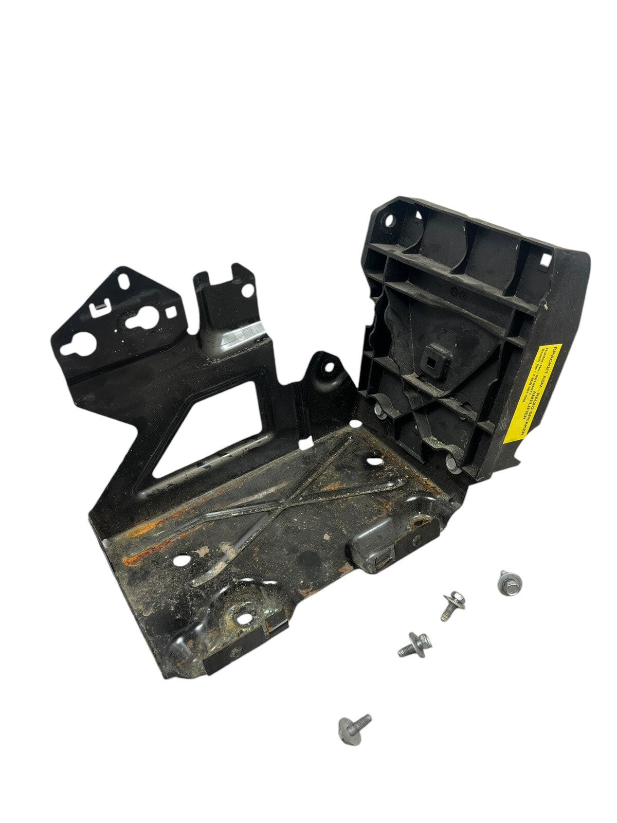 2008–2009 Pontiac G8 Battery Tray Mount Bracket OEM 92216322 + Hardware
