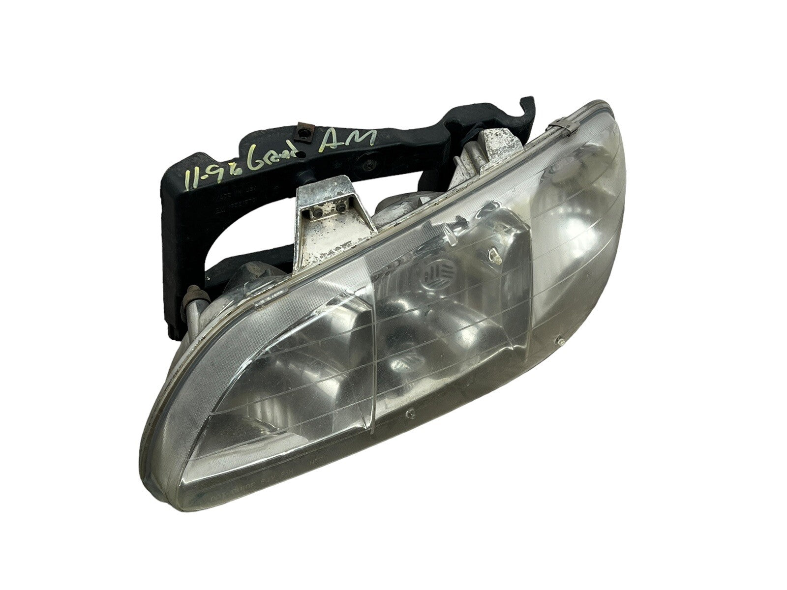 Pontiac Grand AM : 1996, 1997, 1998, Left Driver Headlight With Bracket OEM