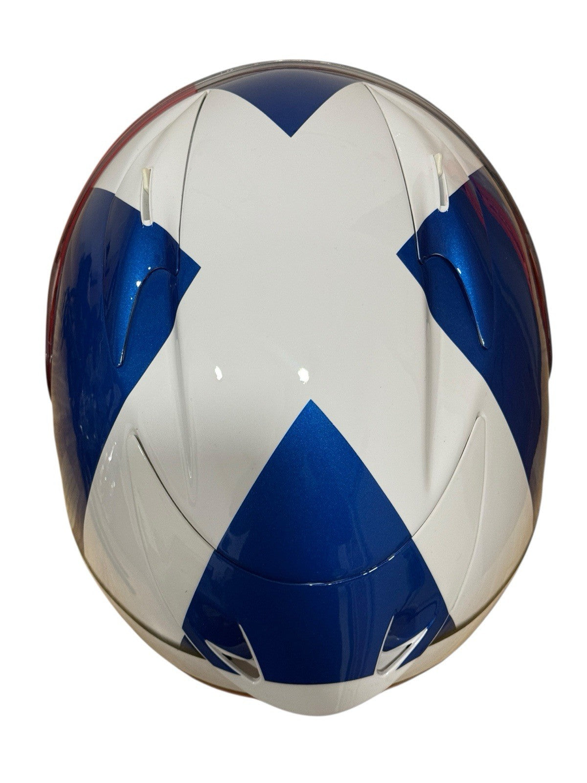 LS2 Arrow Evo McPhee Blue/White Full Face Street Helmet Adult Size 2XL