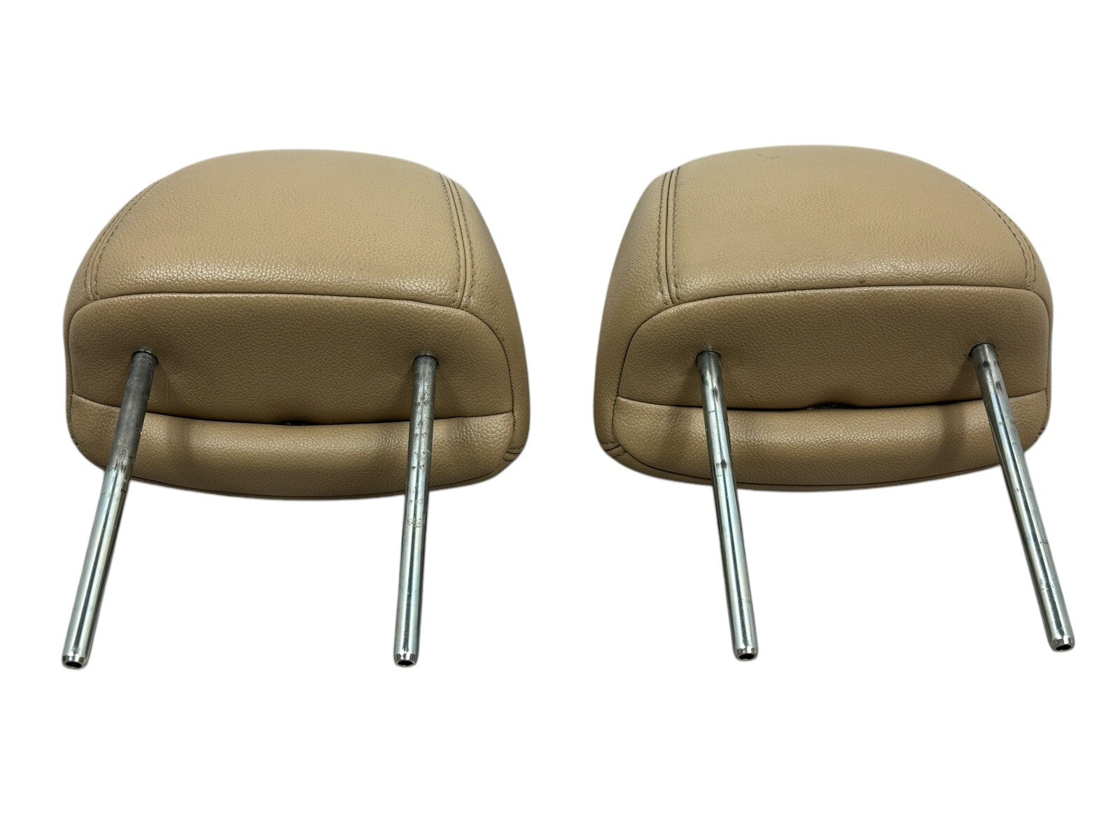 2009–14 Nissan Maxima Front Headrest Pair – Beige OEM Leather  86400‑9DA6B