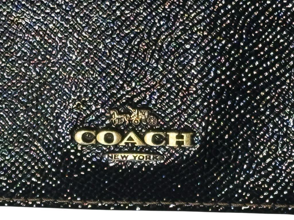 Coach Callie 1941 Crossbody Clutch Wallet Bag  Leather Chain Purse E1880-3186