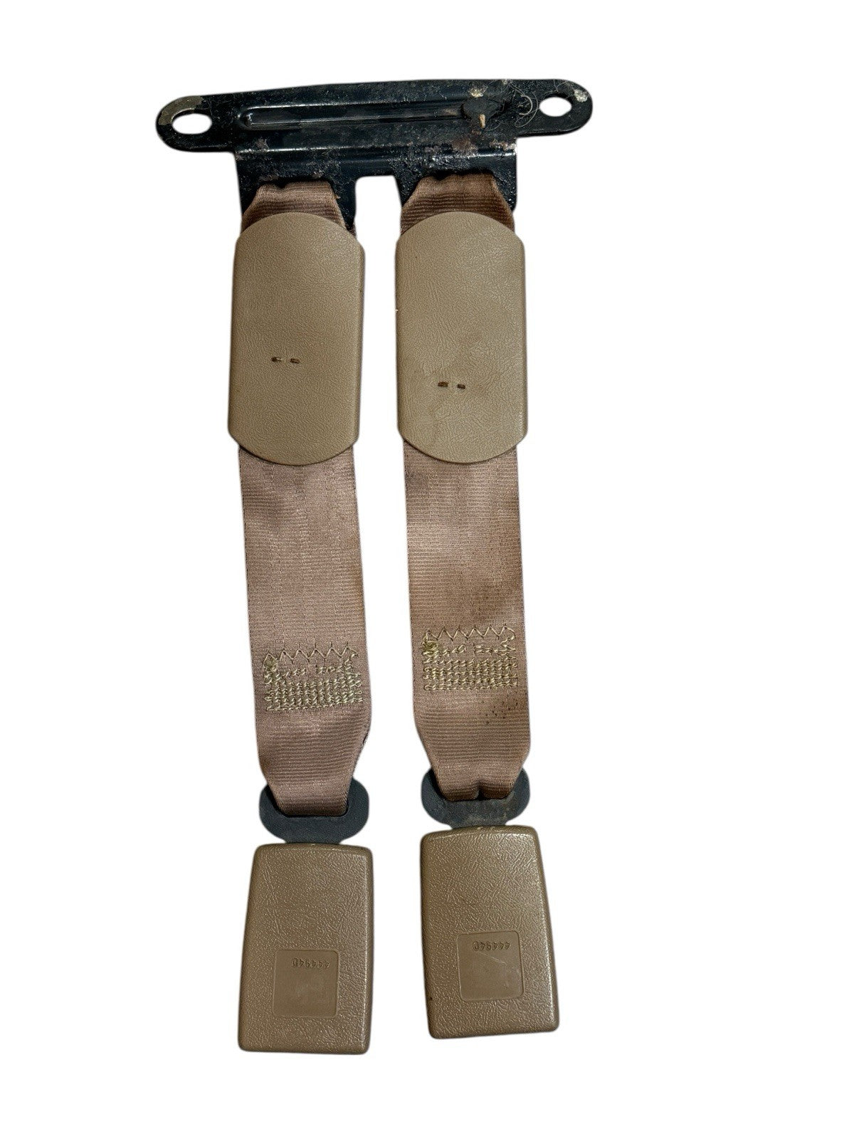 1995-1998 Obs Chevy GMC C1500 K1500 Extended Cab Rear Seat Belt Buckles Tan Gm