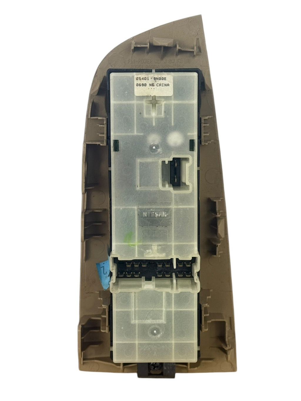 2009-2014 Nissan Maxima Driver Master Window Switch LH OEM 25401-9n00e Tan