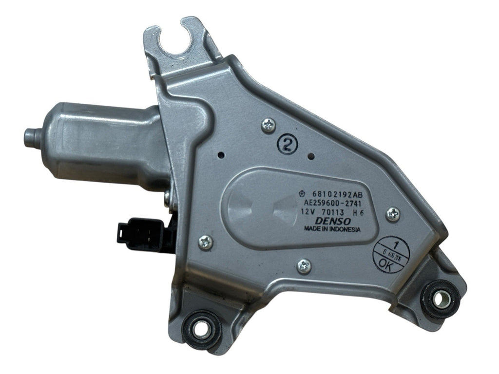 2014–2018 Jeep Cherokee Rear Windshield Wiper Motor/Arm OEM 68102192AB