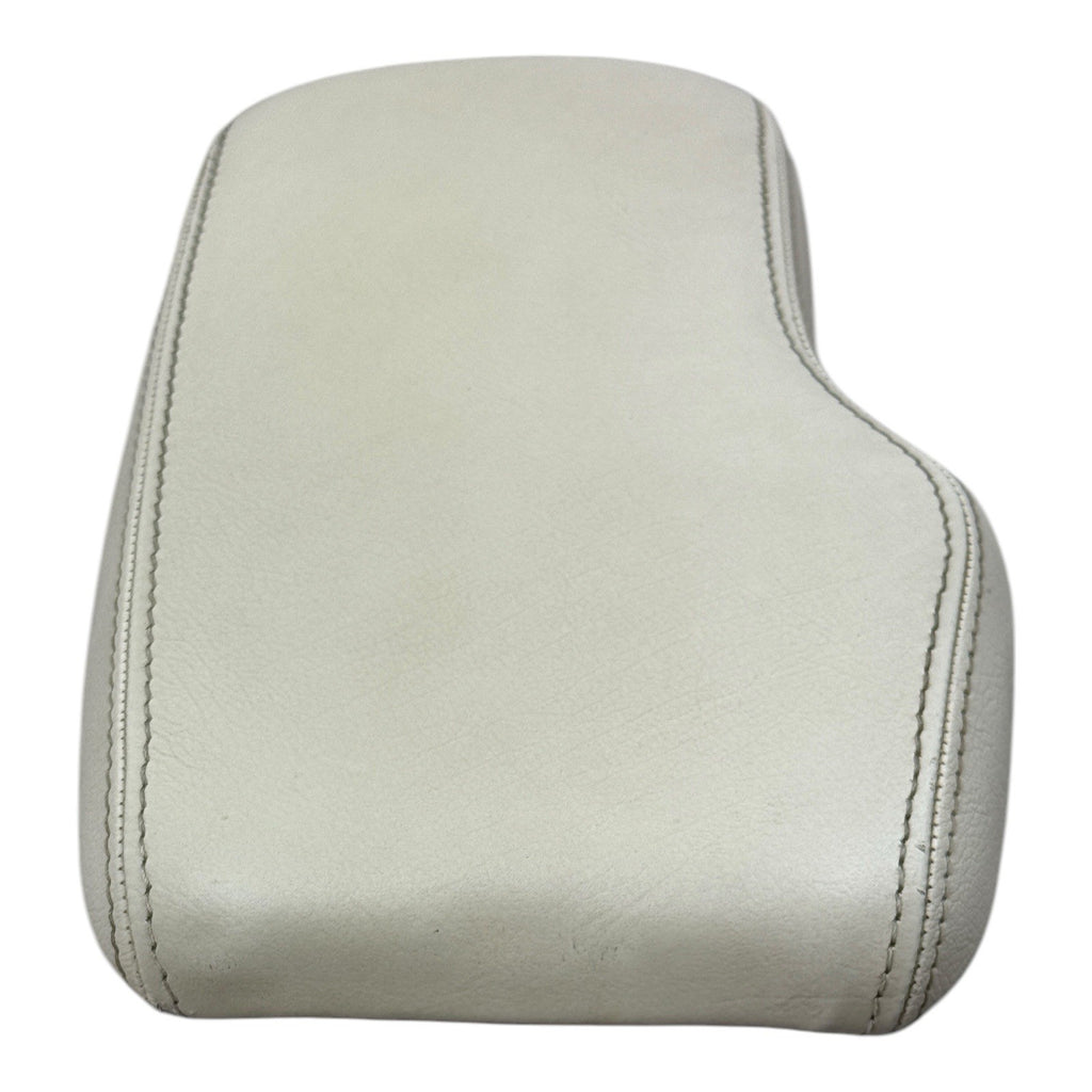 2000-2002 Jaguar S-Type Center Console Light Beige Leather Armrest Lid Cover OEM