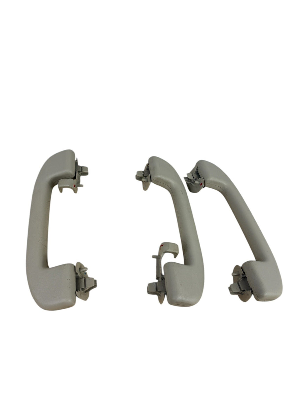 09–14 Nissan Maxima OEM Grab Handles Set of 3 Gray Roof Pull Interior Assist
