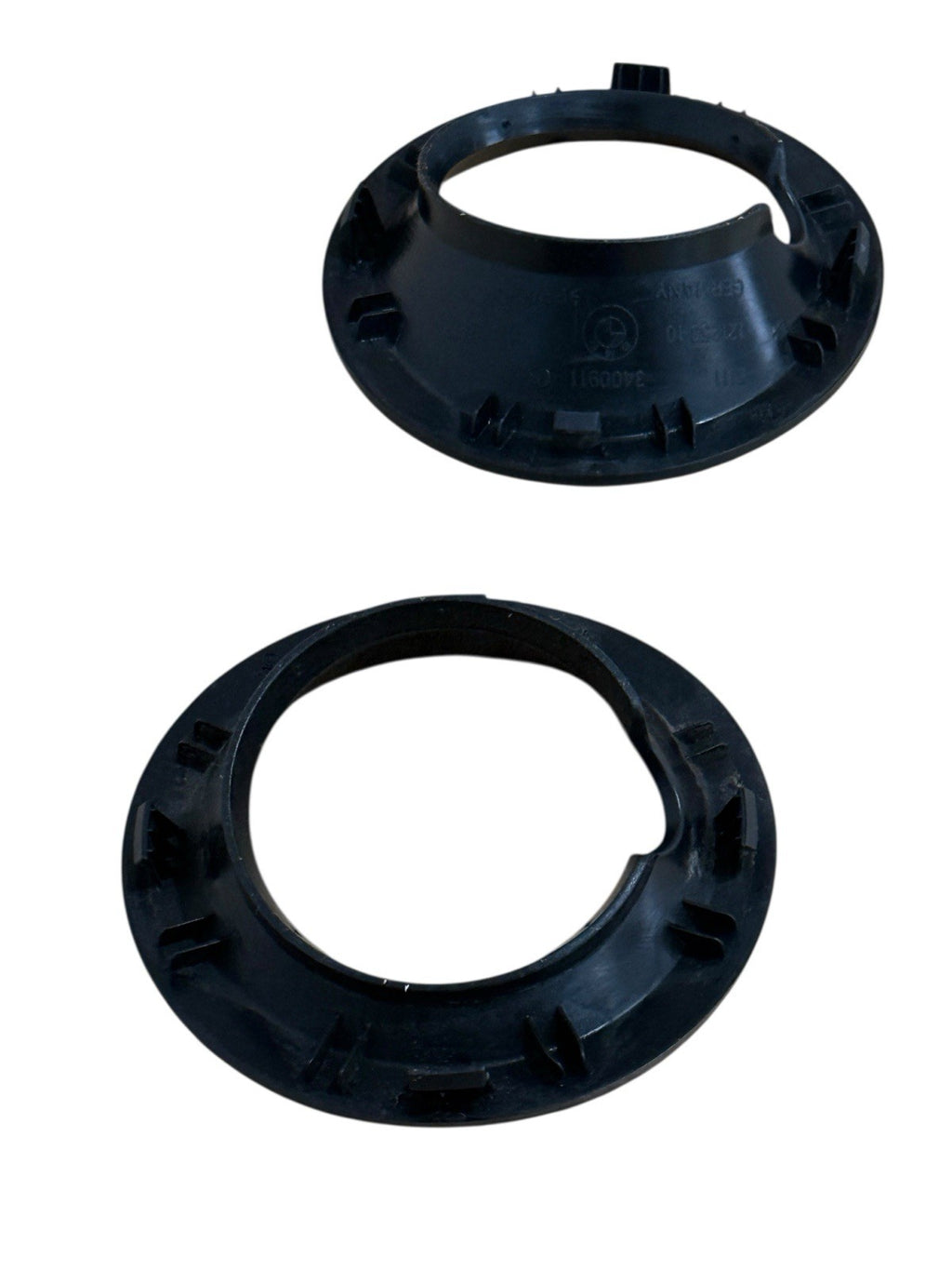 2004-2006 BMW X3 E83 Front Bumper Fog Light Ring Cover Set OEM Black