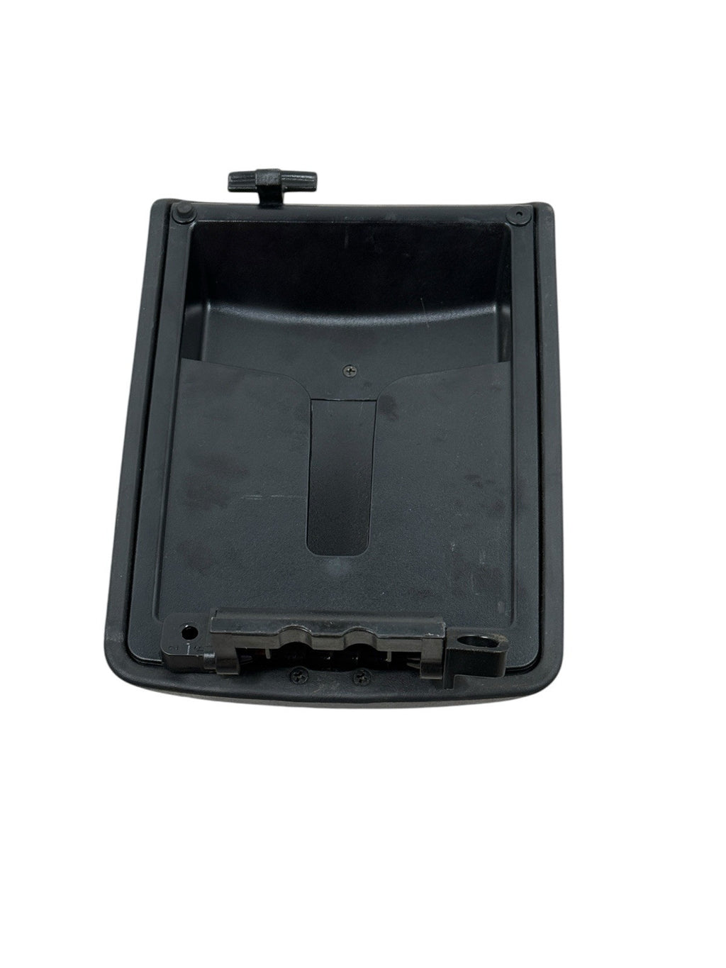 03-05 Hyundai Tiburon Center Console Cover Storage Lid Armrest Arm Rest OEM Blac